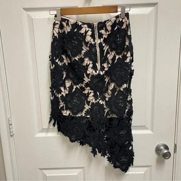 🖤Keepsake The Label I Will Wait Skirt Black Lace - Picture 7 of 10